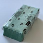 Рушник паперовий зелений V-скл.160шт 230х250 (23*25см)1-шар макулатурний економ
