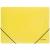 Папка на гумцi Economix_У 31633-05 жовтний А4 пласт н/прозор 2гумки,фактура "помаранч"