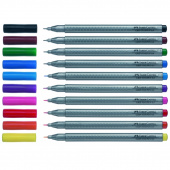 Лiнер Faber_Castell 151647 блакитний 0,4 мм Grip Fine Pen