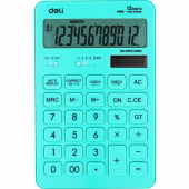 Калькулятор Deli EM01531 блак 12 разряд, 175x108x15mm, пластик, 120крокiв перевiрки