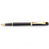 Ручка подарункова FlairP 838 синiй РР Black Beauty чорн/мат золото