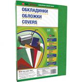 Обкладинка D&A BIND 1020600 зел А4 пiд шкiру 230г/100шт/уп тильн стор