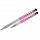 Ручка подар Zebra син РШ 0,7мм Telescopic Stylus мет.рожев. корпус