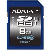 Карта пам'яти ADATA ASDH8GUICL10-R 8GB SDHC C10