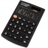 Калькулятор Citizen SLD-200NR чорний 8 разряд, 61х97,5х12, ПВХ обклад, пласт кн