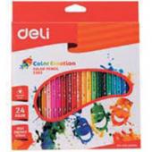 Олiвцi кол Deli EC00230 36кол Color Emotion трикутний дерев корпус, карт/кор
