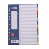 Роздiльник Deli E5725A мiкс 12 цифр кол пласт
