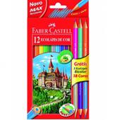 Олiвцi кол Faber_Castell 120523 12кол тригран.+чинка картонна коробка