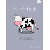 Блокнот Profiplan 902354 А5 48ар "Artbook cow"