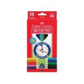 Олiвцi кол Faber_Castell 116530 30кол трикут+чинка (116538-30) Jumbo карт/кор з пiдвiсом
