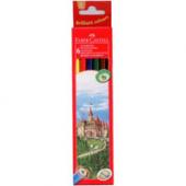 Олiвцi кол Faber_Castell 120106 6кол шестигр "Замок" карт/кор з пiдвiсом