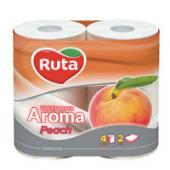 Папiр туал. Ruta 58769327 бiл 4рул/17,5м 3-шар "Персик"