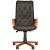 Крiсло офiсне NS ECO-30 чорн CUBA extra TILT CHR68 51x54x119,5-127,5см, мет з дер. накл
