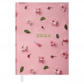 Щоденник датований стандарт А5 Buromax24 2161-10 рожевий А5 PROVENCE 2024