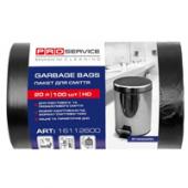 Пакети д/смiт PROservice 16112600 чорн 20л 7мкм 100шт 45х50 "Standart" HD