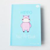 Блокнот Profiplan 902408 А6 48ар "Artbook hippo"