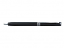 Ручка подарункова FlairP 1037 синiй РШ Decent лакирований хромiрований чорний корпус