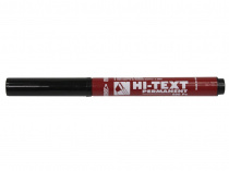 Маркер перманентные Fibracolor 580PC25R червоний 5,2 мм клиновидный "Hi-Text"