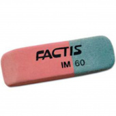Ластик Factis 60IM червоно-синiй клинов 45х14,5х7,5мм каучук