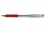 Ручка кулькова Zebra BA1-R червоний Jimnie Light спецiальнi чорнила 0.7mm.червоний