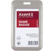 Бейдж Axent 4500V-03-A 85х54мм (розмiр вклад) бейдж-слайдер вертикальний