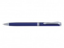 Ручка подарункова FlairP синiй РШ Brain лакирований хромiрований стрiлов клiп (чорн, син, черв)