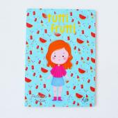 Блокнот Profiplan 901388 А6 48ар "Artbook Rainbow " Tutti Frutti", watermelon