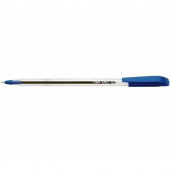 Ручка кулькова Flair 873-3 синiй 3шт 007 Ultra прозора синiй блiстерна упаковка