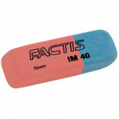 Ластик Factis 40IM червоно-синiй клiновид 52х19,5х7,8 каучук