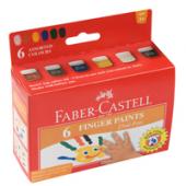 Фарба гуаш Faber_Castell 160006 6кол 25мл пальчикова