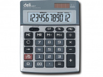 Калькулятор Deli 1207 12 разряд, 139х105х30, метал корп
