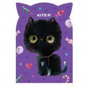 Блокнот Kite K22-461-4 кл В5 48ар "Black cat" бок/скоба
