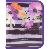Папка д/зош Kite20 K18-203-2 B5 на блискавцi об'ємна Flowers