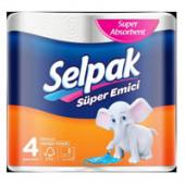Папiр туал. Selpak 32361130 бiл 4рул/20м 3-шар