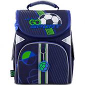 Ранець Kite20 GO20-5001S-10 темн-си 34X26X13,900гр, полiестер, 5001-10 Football, ортоп.сп, каркасний, свiтловiд.ел